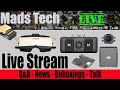 Avatar &amp; DJI Goggles 2 Terrible Anti Fog - O3 Replacement Antennas - Q&amp;A Live Stream