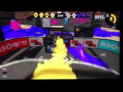 【スプラトゥーン2】スクイックリン練習(使ってみた)