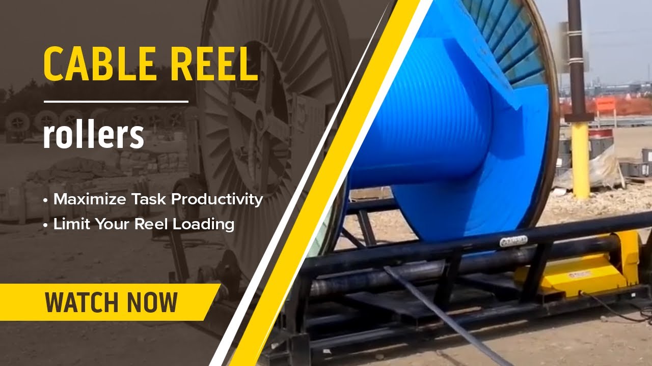 Demo: Cable Reel Rollers for Maximized Task Productivity & Speed 