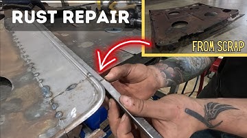 How To Make Rust Repair Panels Step By Step - Metal Shaping Shrink Stretch Profile Dies