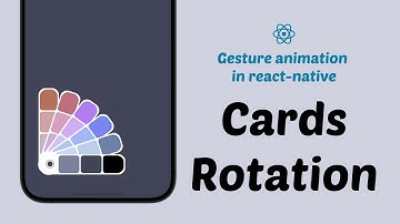 React Native Cards Rotation Animation (Reanimated & Gesture Handler) – Smooth UI Tutorial