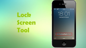 iOS 7 tweaks LOCK SCREEN TOOL