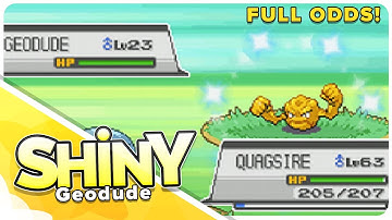 [Live] Full Odds Shiny Geodude at 9890 Encounters!!