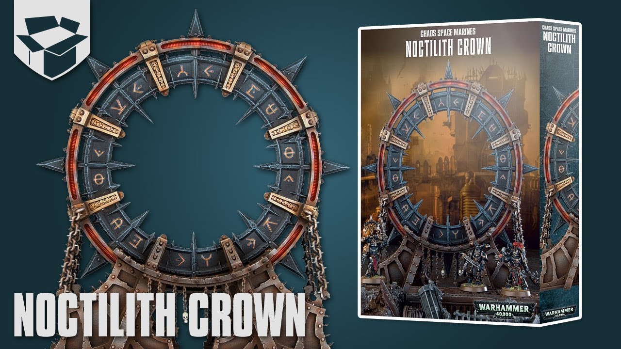 Noctilith Crown - Terreno Chaos Space Marines Warhammer 40K - Games Workshop Nuovo
