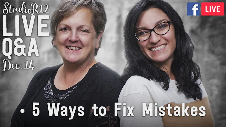 5 Ways to Fix Mistakes While Painting with Stencils | Facebook Live Q&A from 12/14/21