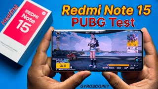 Redmi Note 15 PUBG Test 🔥120Hz Gaming Review, Battery Drain , Heating & FPS Test