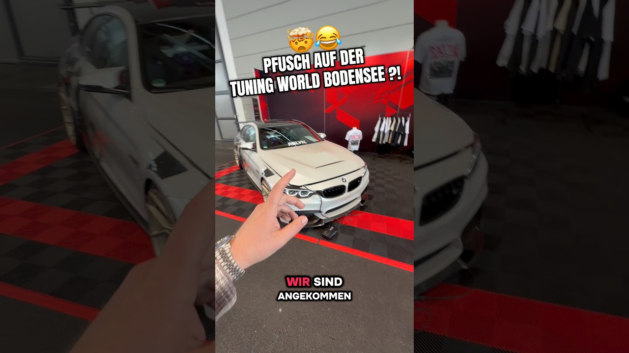 Pfusch auf der Messe ?! 😂👌#autos #tuningworld #bodensee #bmw #gelbescheinwerfer