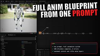 One Prompt, Full UE5 Animation System: Anim Layers, Blend Spaces and State Machine With the CodeFizz