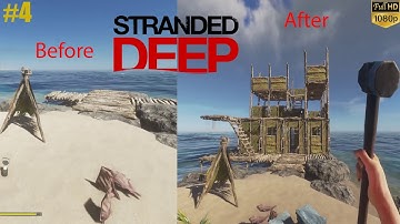 Building is important in survival game | building montage | STRANDED DEEp #4