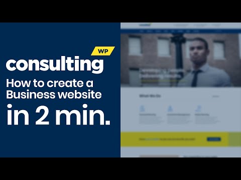 How to Create a Business Website in 2 Minutes