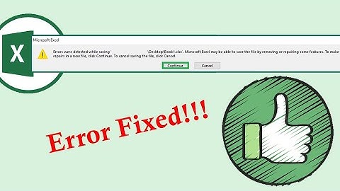 Errors Detected While Saving Excel: Top 7 Solutions Revealed! | Excel Tech & Tricks