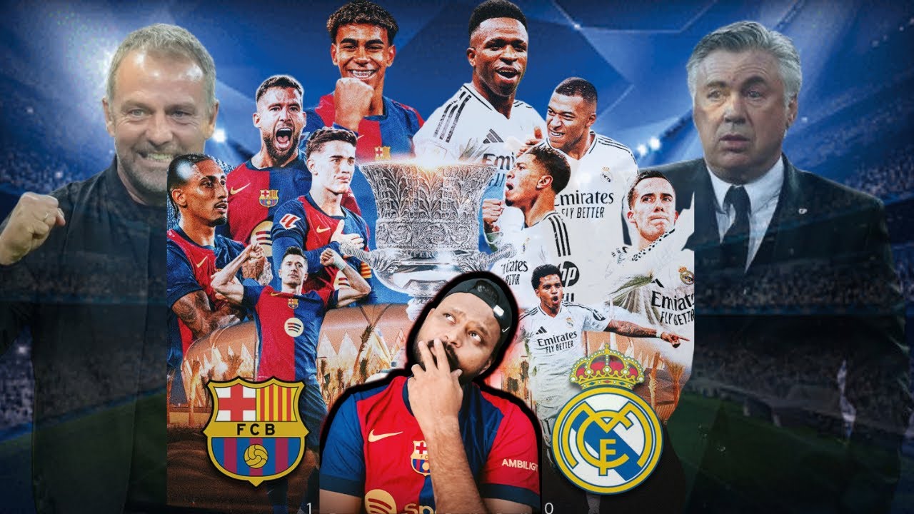 FC Barcelona VS Real Madrid | Live Reaction & Watch along | El Clasico ...