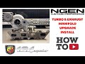 TURBO & EXHAUST MANIFOLD UPGRADE INSTALL on a Fiat 124 Spider Abarth - HOW TO!