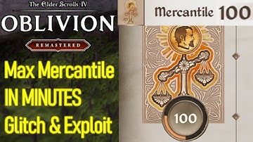 FAST Oblivion Remastered Mercantile xp Farming Glitches and Exploits, Level 100 IN MINUTES