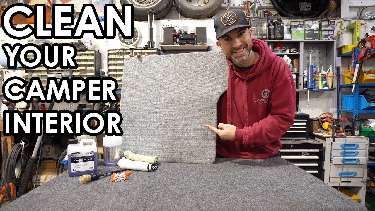 HOW TO PROFESSIONALLY CLEAN THE CARPET & UPHOLSTERY IN YOUR CAMPER