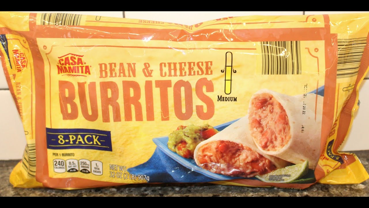Casa Mamita (ALDI) Bean & Cheese Burritos Review YouTube