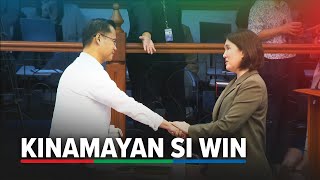 Pia, Camille show up at session hall, shake hands with Win Gatchalian | ABS-CBN News