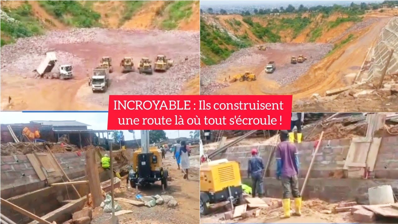 🚨INCROYABLE : Ils construisent une route là où tout s'écroule !
