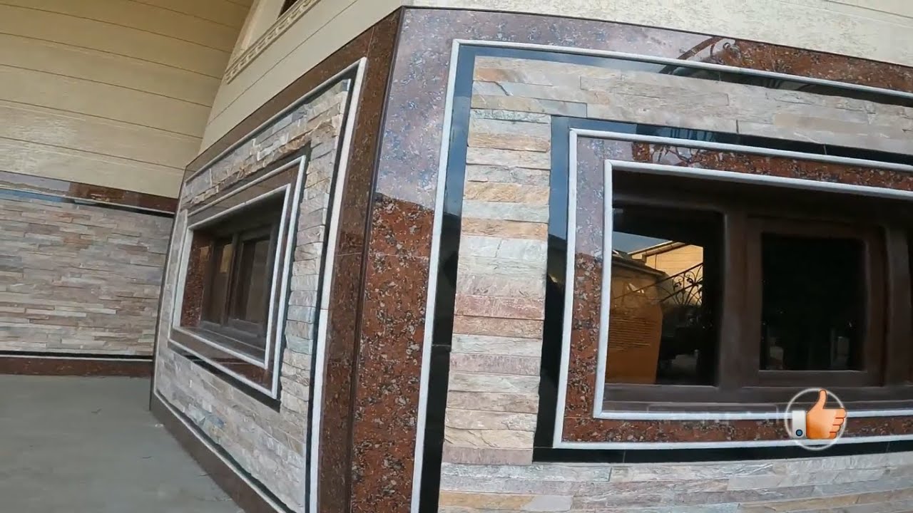 Укладка декоративного камня. - YouTube