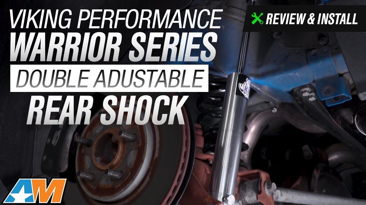 performance parts bmw 2005-2014 Mustang Viking Performance Warrior Series Double Adjustable Rear Shock Review & Install