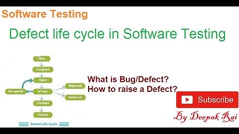 Defect life cycle in Software Testing | Bug Life Cycle in Software Testing | Software Testing