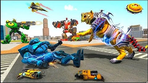 flying Wild Tiger Robot Game for Gameplay - Android/iOS