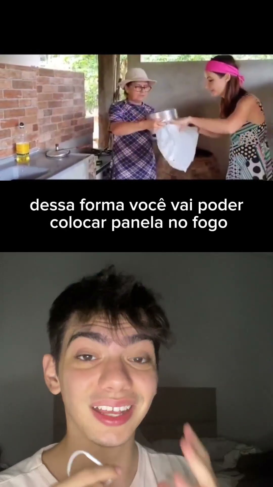 Evite panela preta no fogão a lenha! Use óleo e sacola plástica pra proteger. Fácil e eficiente! ?