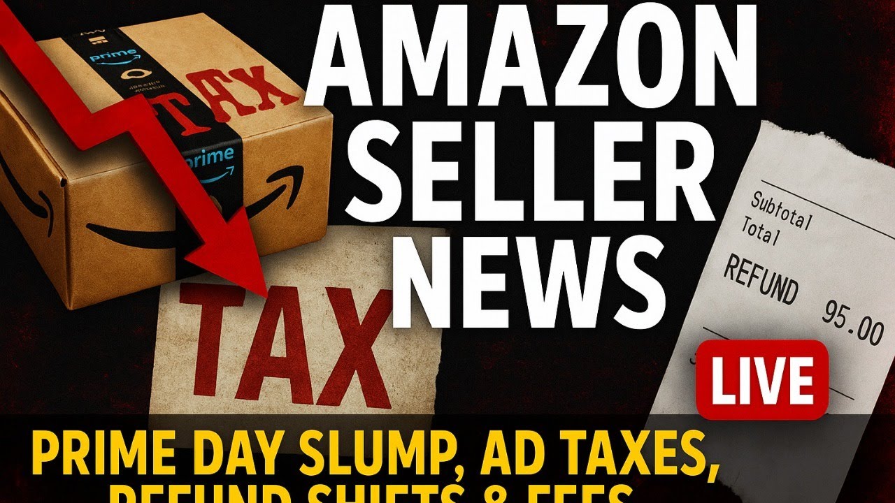 Amazon News: Prime Day Slump, Ad Taxes, Refund Shifts & Fees