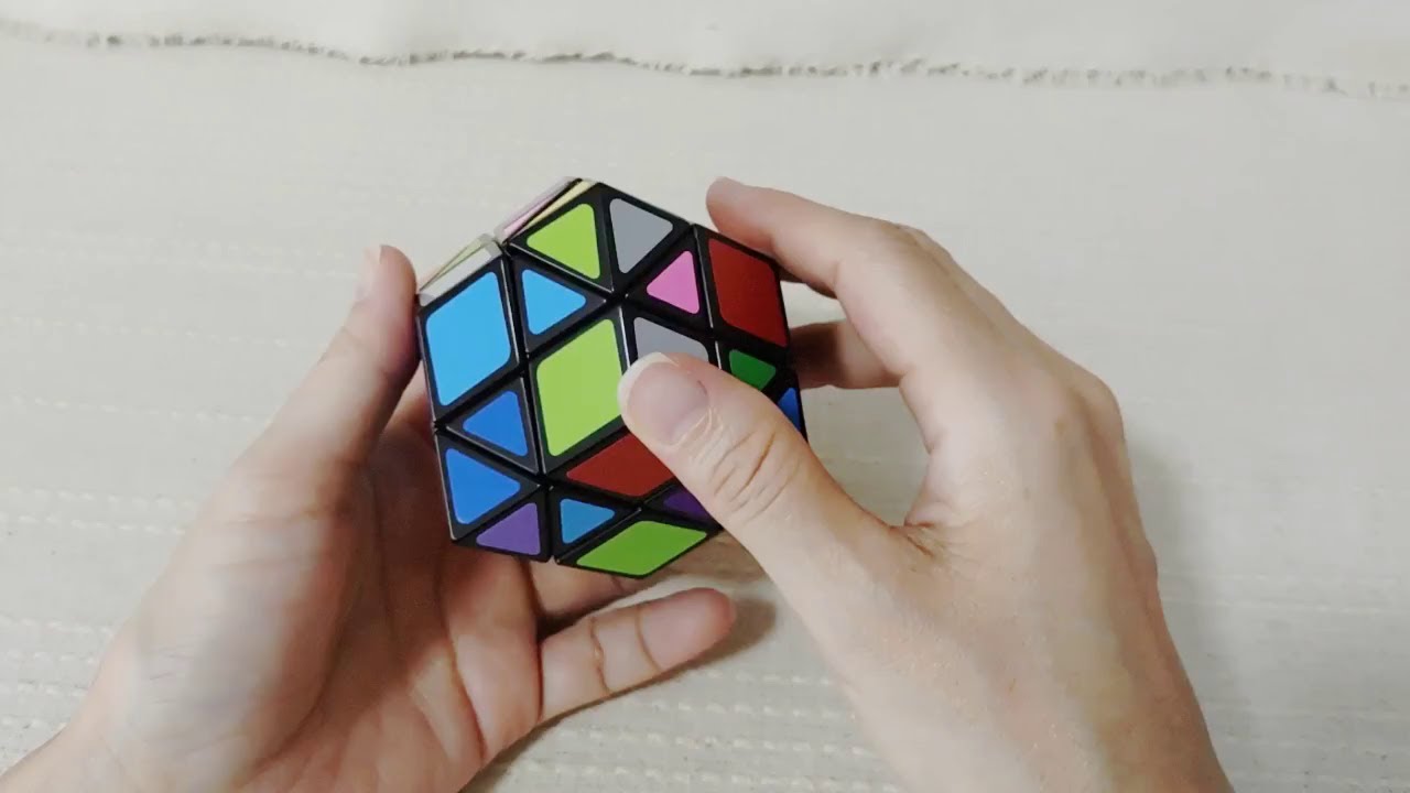 Rua Cube Solve (12-Axis Dodecahedron Diamond Cube) - YouTube