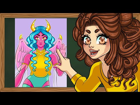 How to Draw a Fantasy Character!