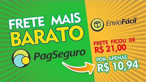 Como imprimir etiqueta no Pagseguro com Envio Fácil - Frete mais barato
