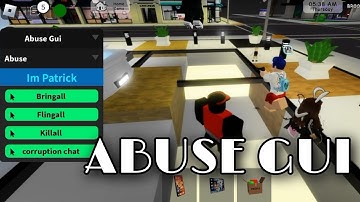 Roblox Abuse gui script