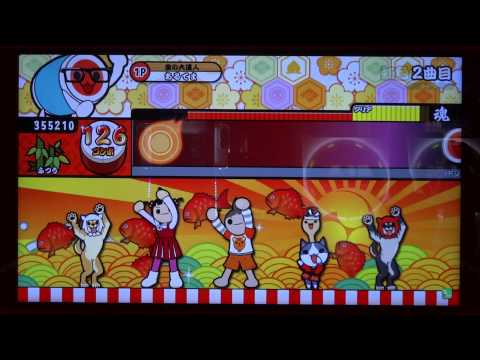 【太鼓の達人・空色】 虹色の戦争 (普通) 【譜面確認動画】