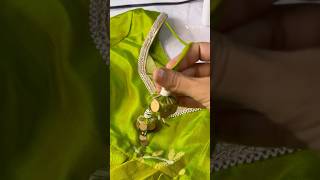 Sewing Tips and Tricks for making A write flower latkan design #viral_video2026#tassels#blouselatkan