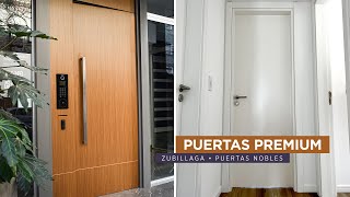 Diseño Interior. Diseño de puertas premium para edificio de categoría. Diseños hechos a medida.