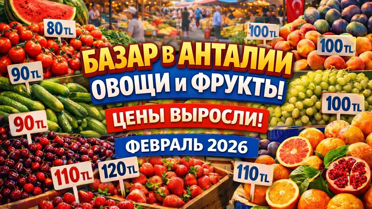 Цены на продукты в Анталии🇹🇷Что подорожало зимой 2026🤑#напмжванталию #турция #цены #переездвтурцию  