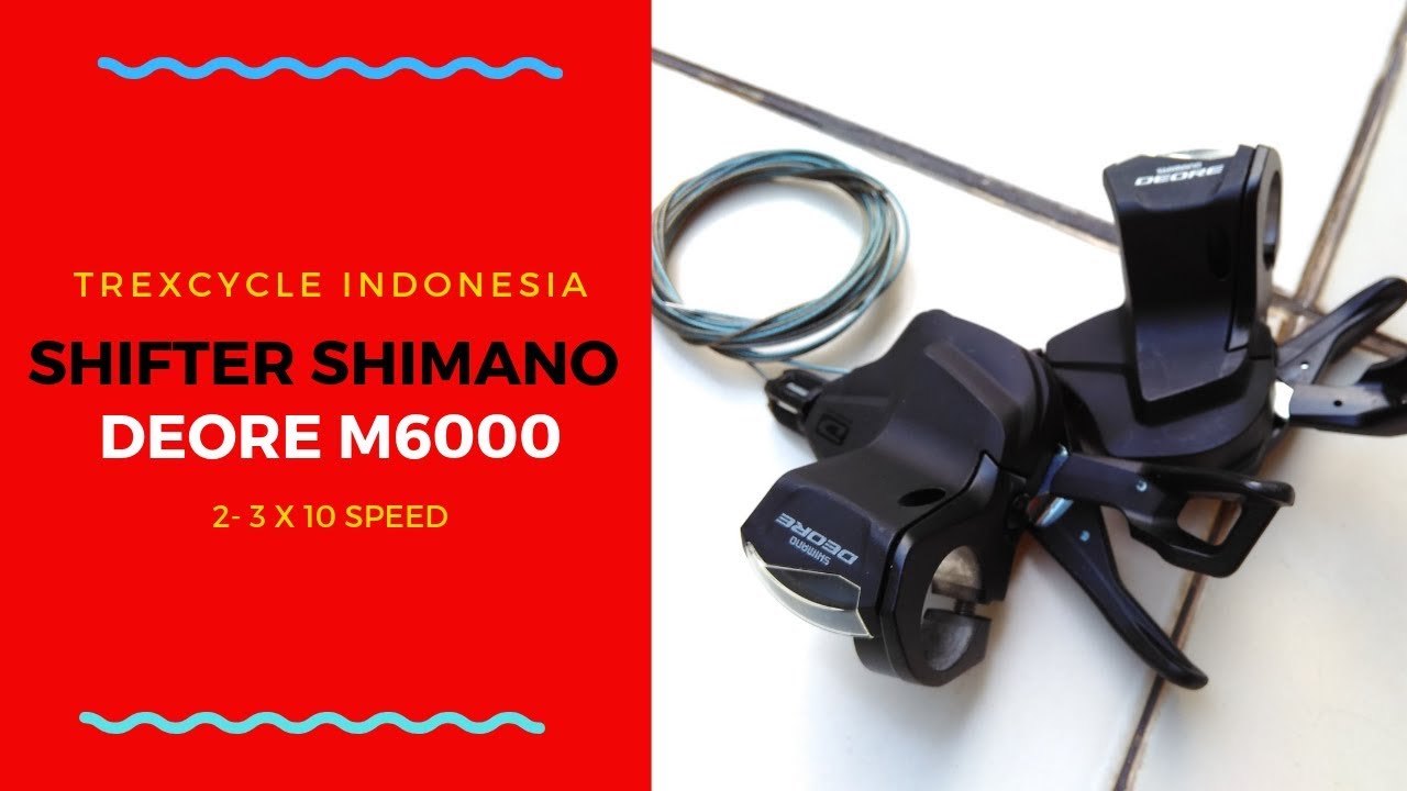 Penampakan Shifter Shimano Deore M6000