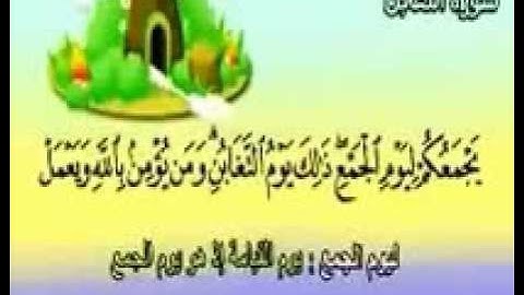 سورة التغابن أبو عبيــــــــد