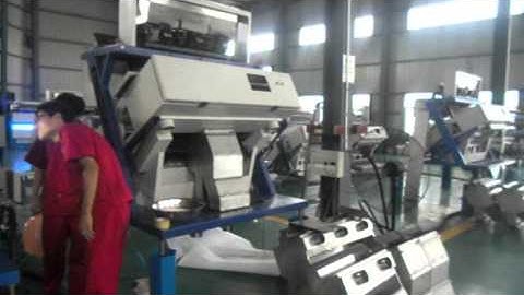 Black sesame color sorting video