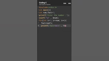 C language Factorial programming #shorts #coding #programming #code #trending #viral #explore