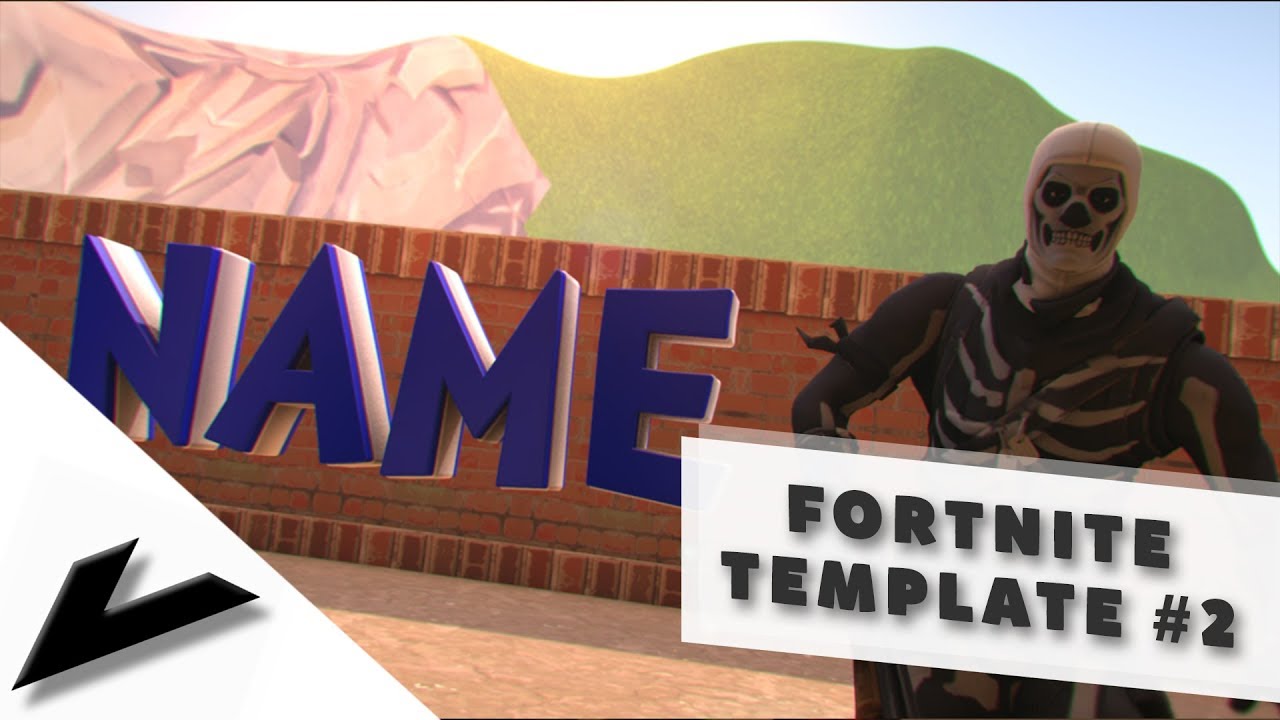 FREE FORTNITE TEMPLATE #2 - Now Available | by Vace - YouTube