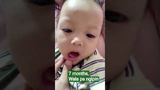 7 Months Baby,Bakit Wala pa ngipin?#babyteeth #babyteething #babyteether
