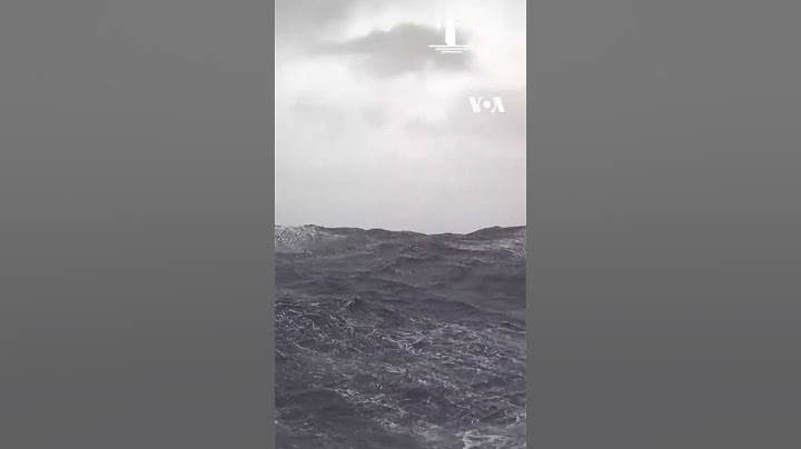 ‘Saildrone’ vessel captures massive waves inside Hurricane Beryl | VOA News #shorts