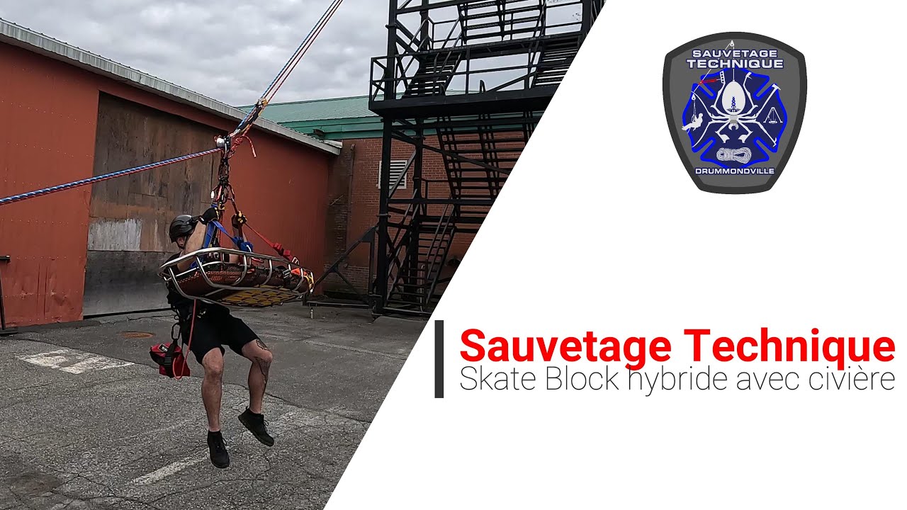 Skate Block hybride avec une civière - YouTube