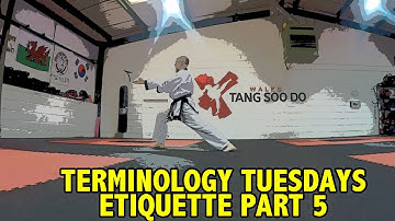 Terminology Tuesdays - Etiquette Part 5