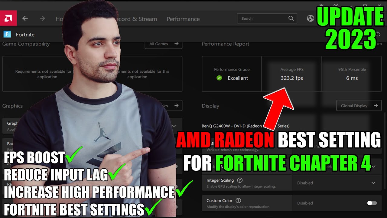 AMD Radeon Best Settings For Fortnite Chapter 4 (Guide 2023) - YouTube