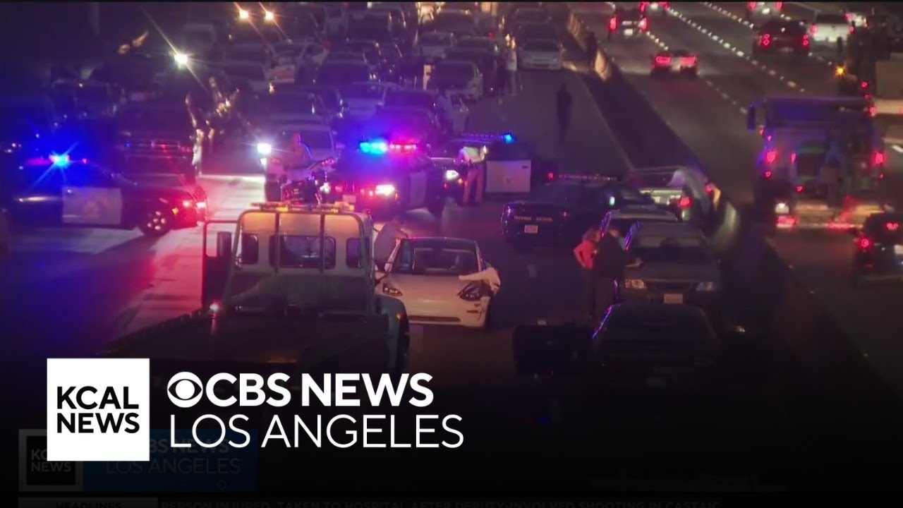 Search for gunmen continues after deadly road rage shooting on 5 Freeway in East LA