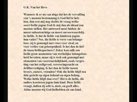 G.K. Van het Reve - Gedicht 'Wanneer ik nu' gelezen door Tine