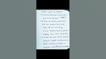 Important points about 8085 MICROPROCESSOR || #shorts #youtubeshorts #electrical #electronics