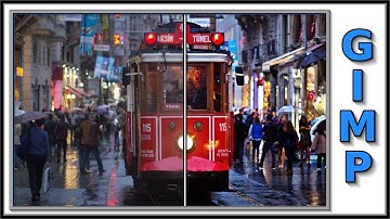 Gimp: HDR effect or High Dynamic Range effect.